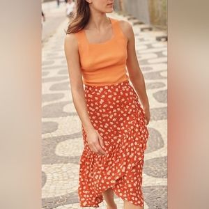 𝅺Madewell Floral Skirt